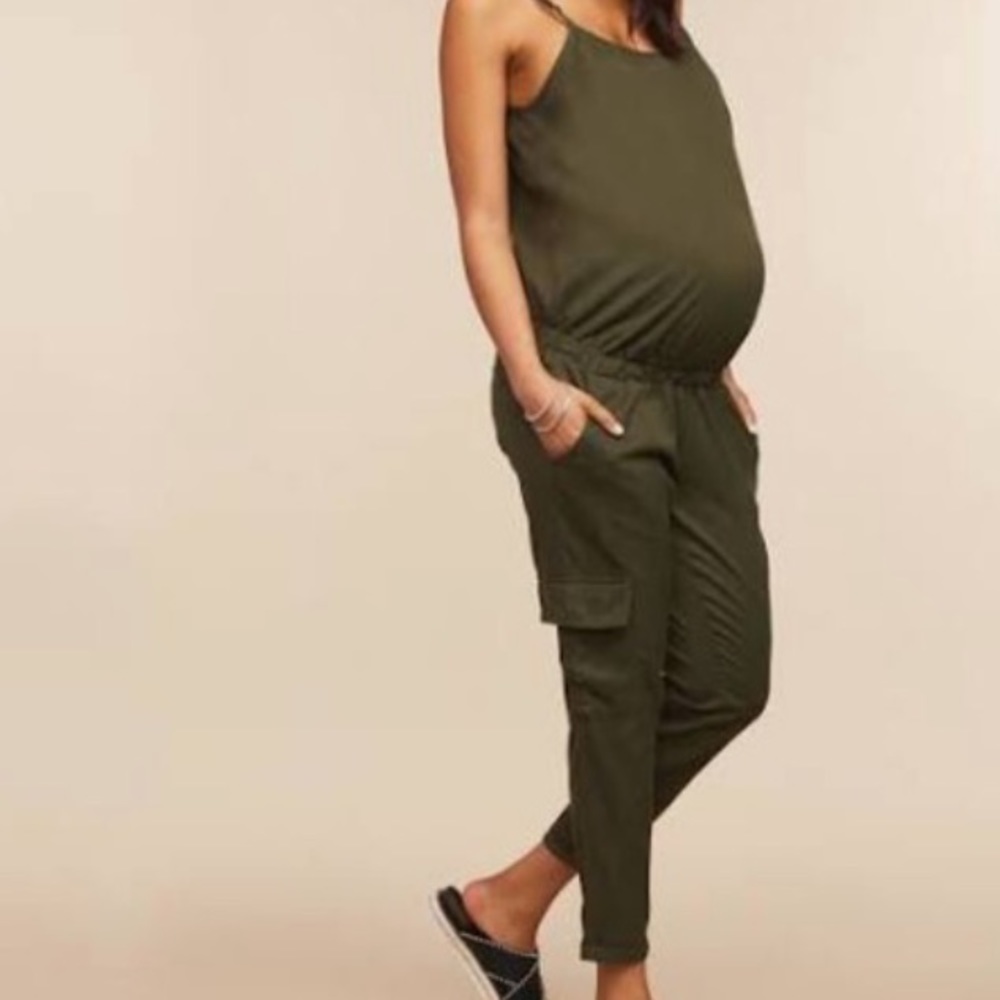 Motherhood Maternity Overall Jumpsuit